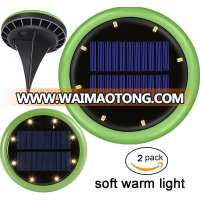 Top Quality Outdoor Light Solar Buried Ground Lawn Lamp 8 LED Waterproof Garden Decoration Solar Lawn Light