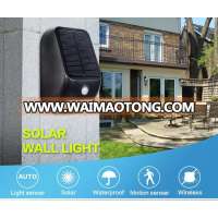 Solar Lamp Motion Sensor / 4 LED Solar Outdoor Garden Wall Light