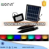 Solar lawn lamps with RGB 7colors auto change for outdoor garden