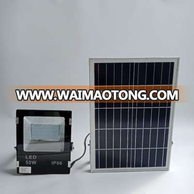 Wholesale abibaba 50w 100w 200w ip66 led solar flood light with motion sensor