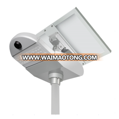 Aluminium alloy housing integrated all in one 30w 60w 90w led solar street light with solar panel