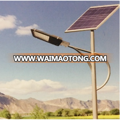 China outdoor monocrystalline led solar power street light 30 watt with lithium battery